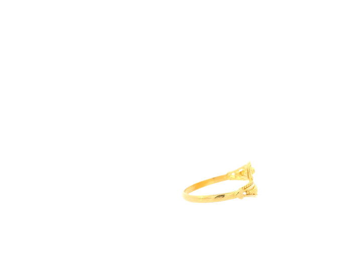 22K Yellow Gold Ring – Polished Petite Band