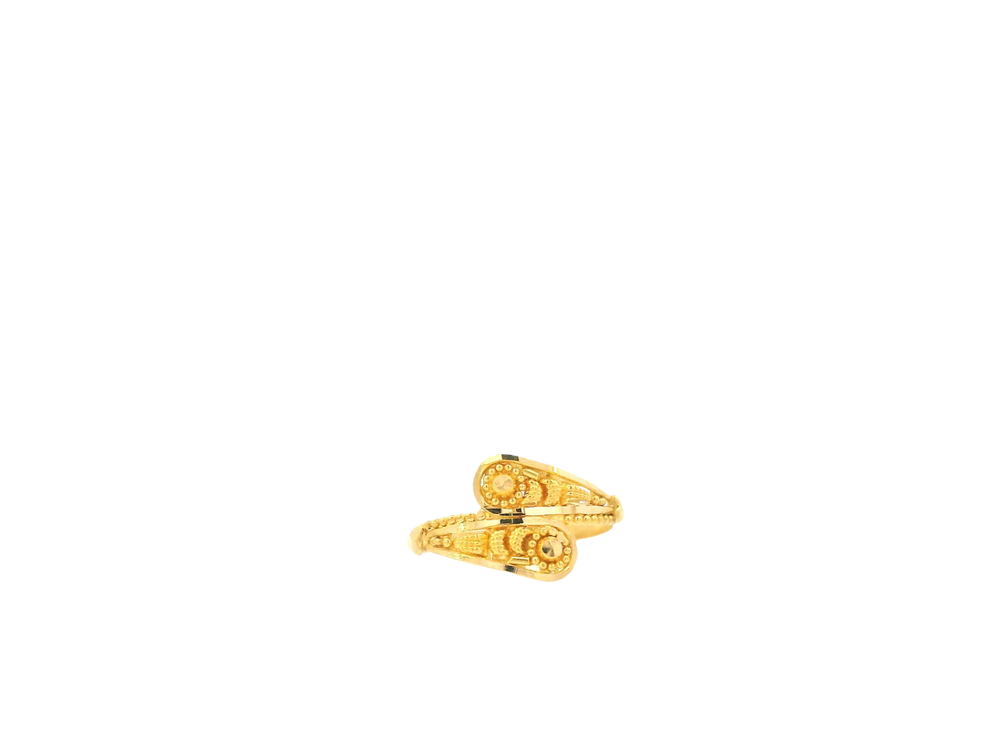 22K Yellow Gold Ring – Polished Petite Band