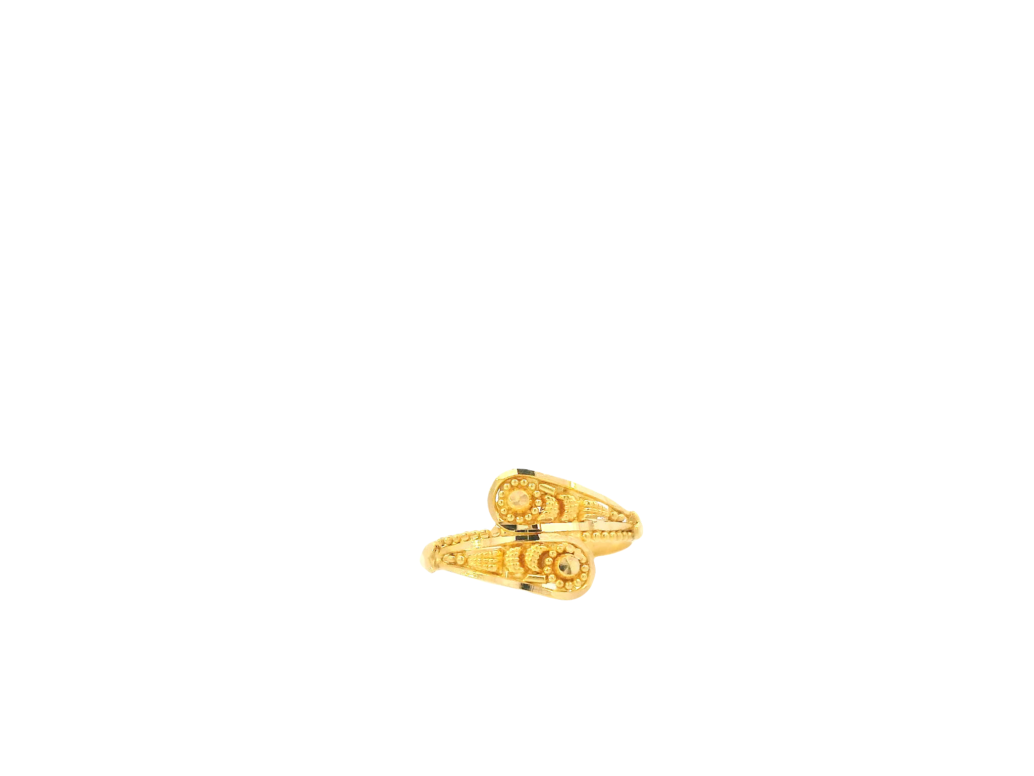 22K Yellow Gold Ring – Polished Petite Band
