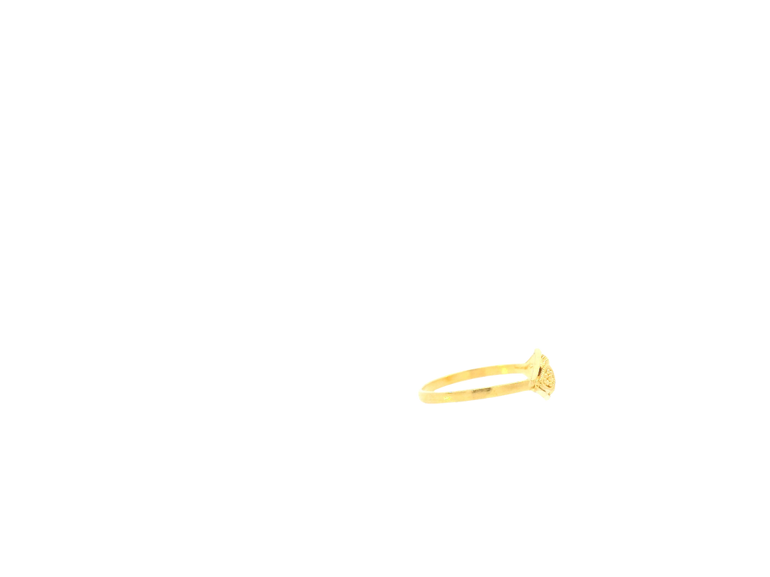 22K Yellow Gold Ring – Polished Petite Band