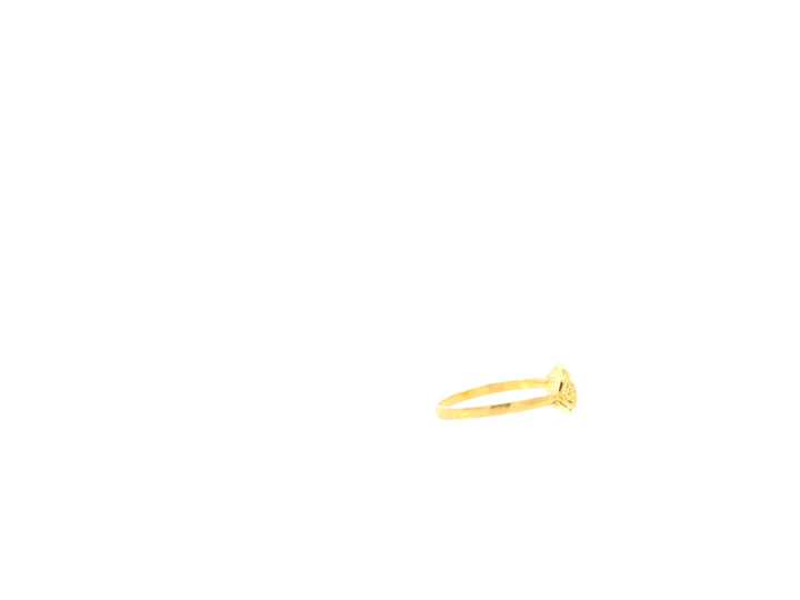 22K Yellow Gold Ring – Polished Petite Band