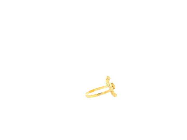 22K Yellow Gold Ring – Polished Petite Band