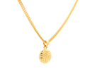22K Yellow Gold Pendant – Polished Finish