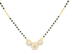22K Yellow Gold Mangalsutra – Black Beads