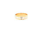 22K Two-Tone Gold Ring – Yellow &amp; White Gold