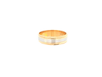 22K Two-Tone Gold Ring – Yellow &amp; White Gold
