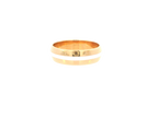 22K Two-Tone Gold Ring – Yellow &amp; White Gold