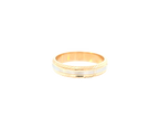 22K Two-Tone Gold Ring – Yellow &amp; White Gold