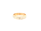 22K Two-Tone Gold Ring – Yellow &amp; White Gold
