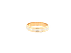 22K Two-Tone Gold Ring – Yellow &amp; White Gold
