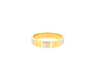 22K Two-Tone Gold Ring – Yellow &amp; White Gold