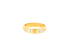 22K Two-Tone Gold Ring – Yellow &amp; White Gold