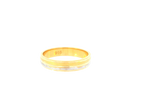 22K Two-Tone Gold Ring – Yellow &amp; White Gold