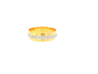 22K Two-Tone Gold Ring – Yellow &amp; White Gold