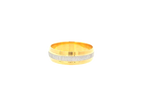 22K Two-Tone Gold Ring – Yellow &amp; White Gold