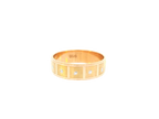 22K Two-Tone Gold Ring – Yellow &amp; White Gold