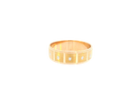 22K Two-Tone Gold Ring – Yellow &amp; White Gold