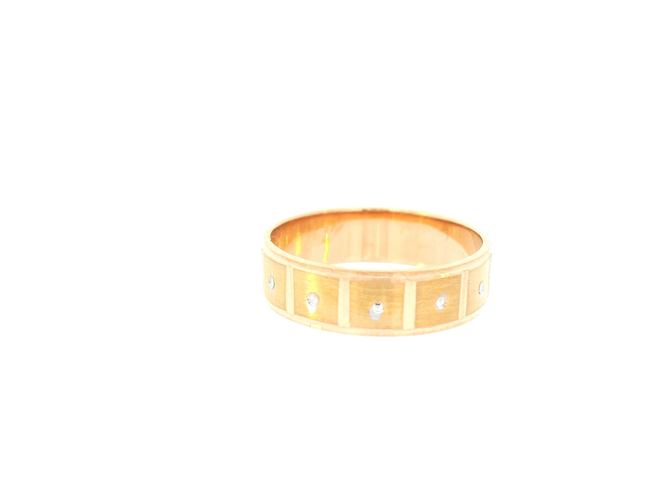 22K Two-Tone Gold Ring – Yellow &amp; White Gold