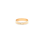 22K Two-Tone Gold Ring – Yellow &amp; White Gold
