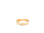 22K Two-Tone Gold Ring – Yellow &amp; White Gold