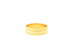 22K Yellow Gold Ring – Polished Classic Band