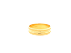 22K Yellow Gold Ring – Polished Classic Band
