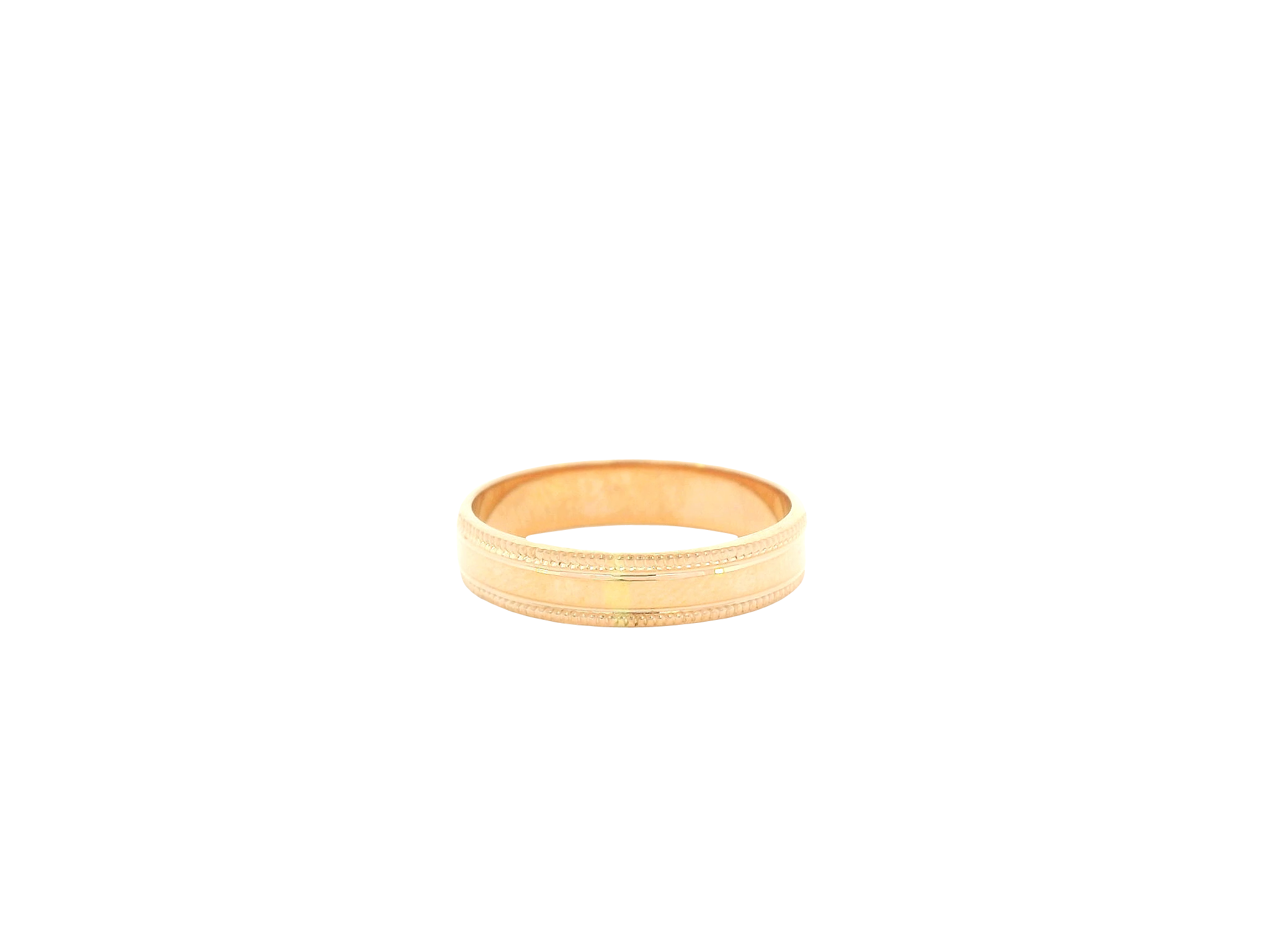 22K Yellow Gold Ring – Polished Classic Band