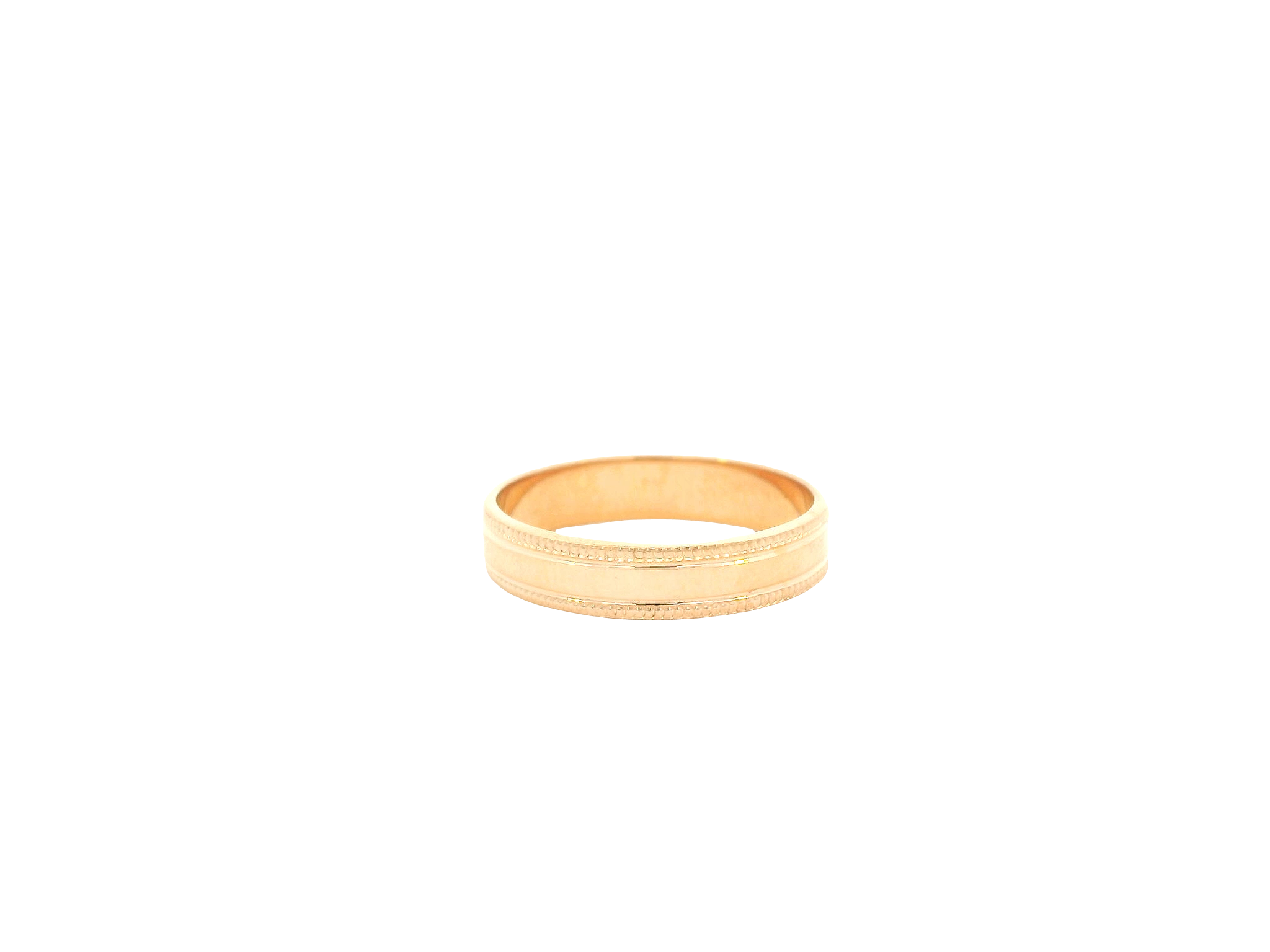 22K Yellow Gold Ring – Polished Classic Band