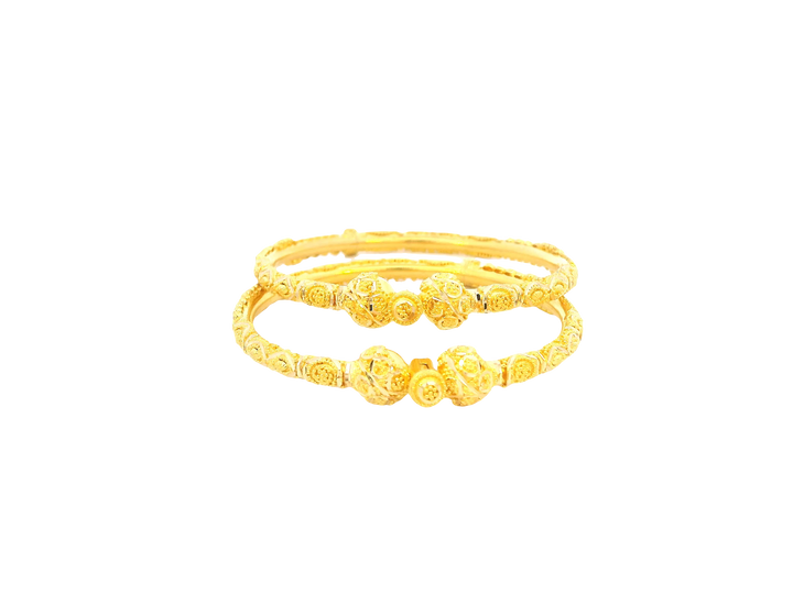 22K Yellow Gold Adjustable Baby Bangle