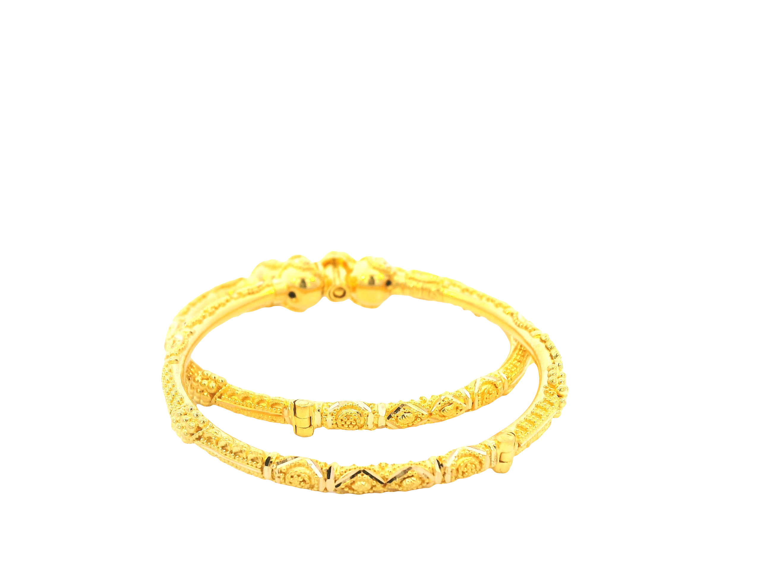 22K Yellow Gold Adjustable Baby Bangle
