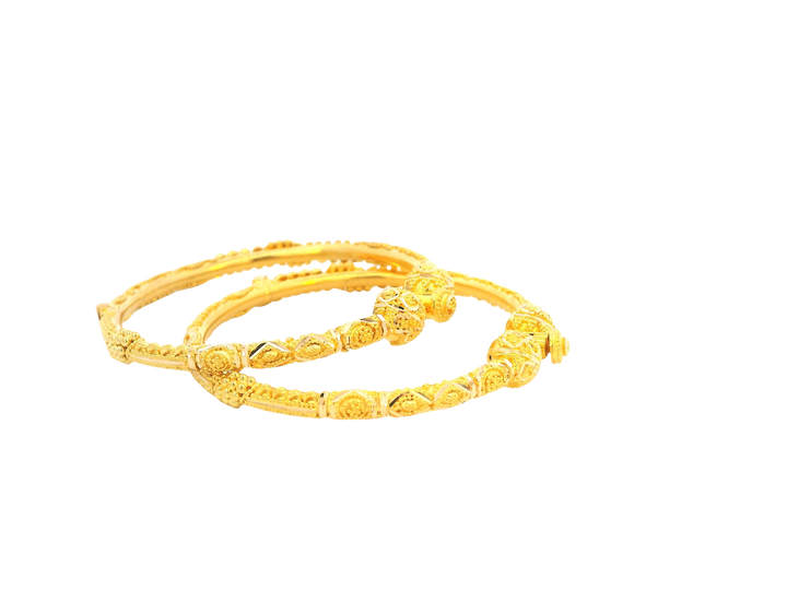 22K Yellow Gold Adjustable Baby Bangle