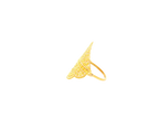 22K Yellow Gold Ring with Resizing Option
