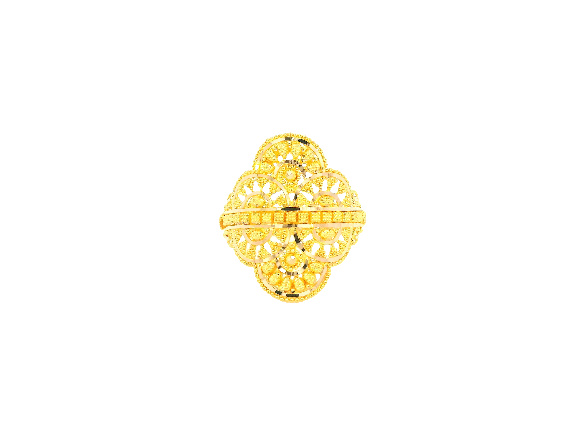 22K Yellow Gold Ring Fixed Size
