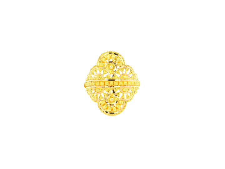 22K Yellow Gold Ring  Fixed Size
