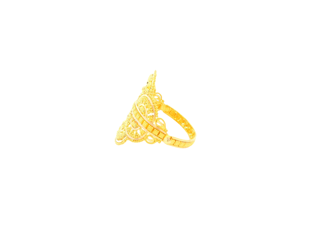 22K Yellow Gold Ring Fixed Size