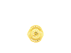 22K Yellow Gold Ring with Resizing Option