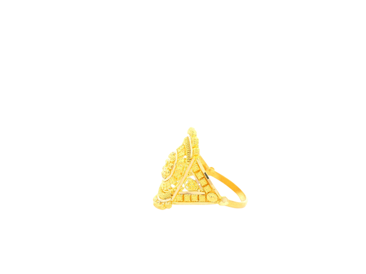 22K Yellow Gold Ring with Resizing Option
