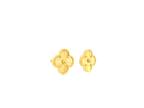 22K Yellow Gold Stud Earrings with Screw Back