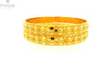 22K Yellow Gold Traditional Bangles – Timeless Heritage Design