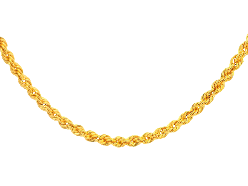 22K Yellow Gold Chain with Lobster Lock