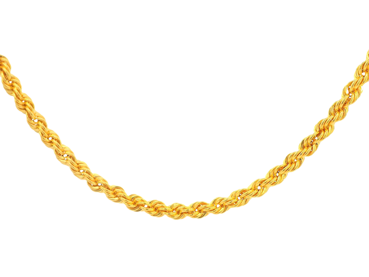 22K Yellow Gold Chain with Lobster Lock