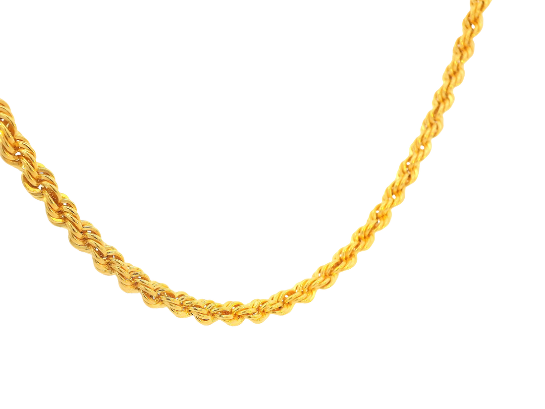 22K Yellow Gold Chain with Lobster Lock