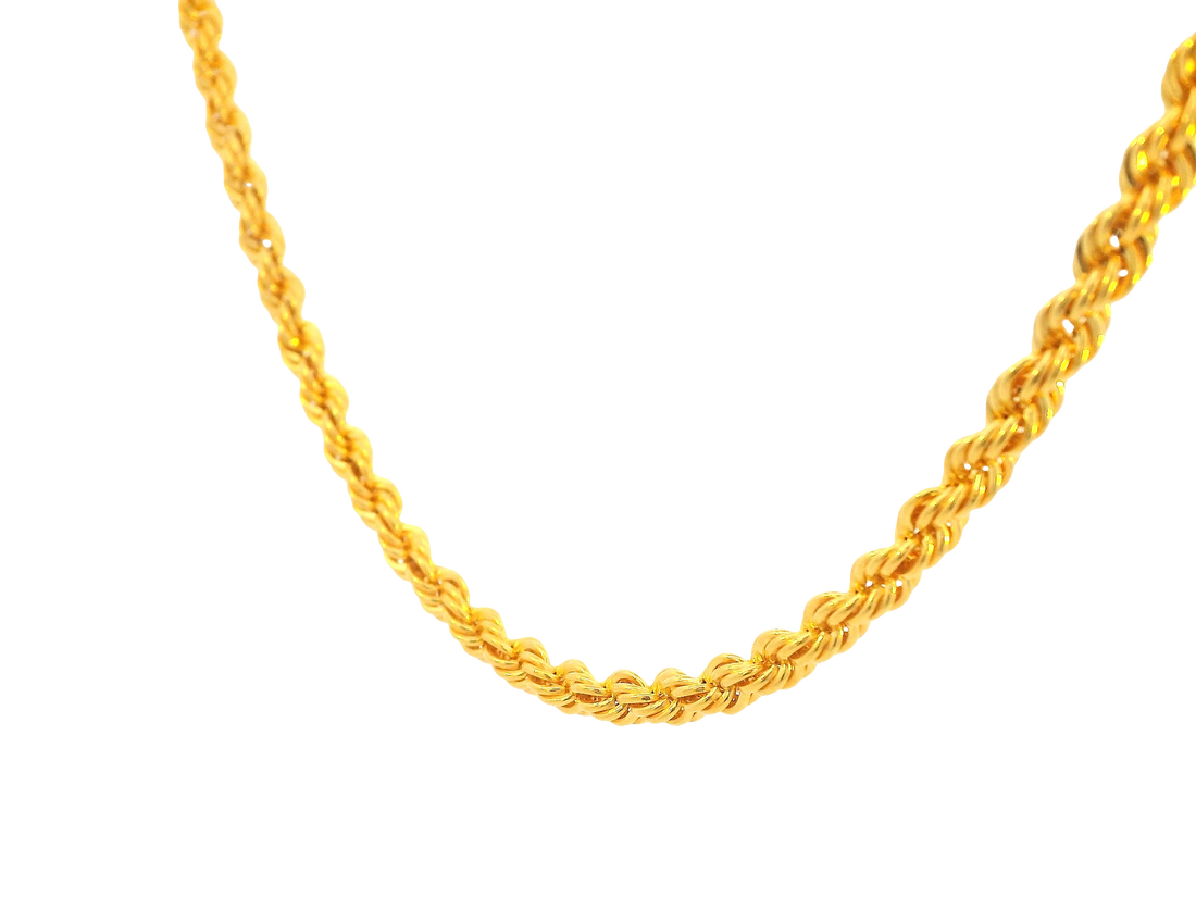 22K Yellow Gold Chain with Lobster Lock
