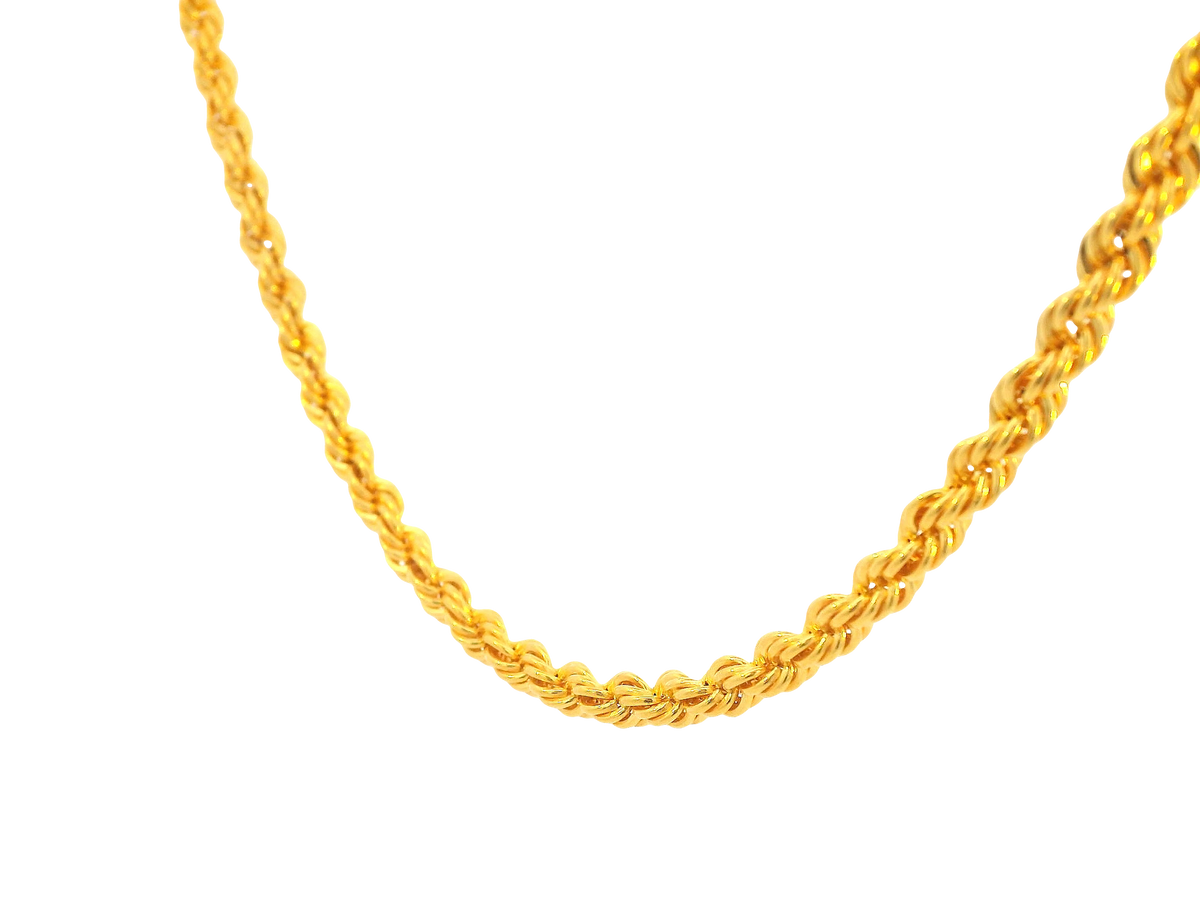 22K Yellow Gold Chain with Lobster Lock