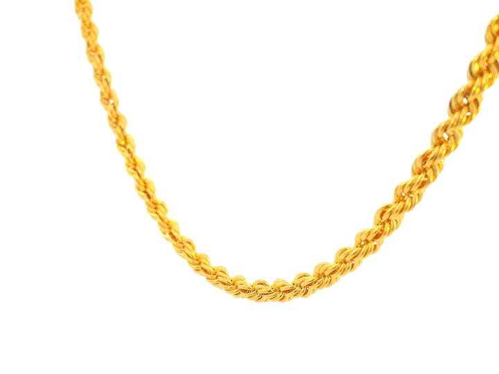 22K Yellow Gold Chain with Lobster Lock