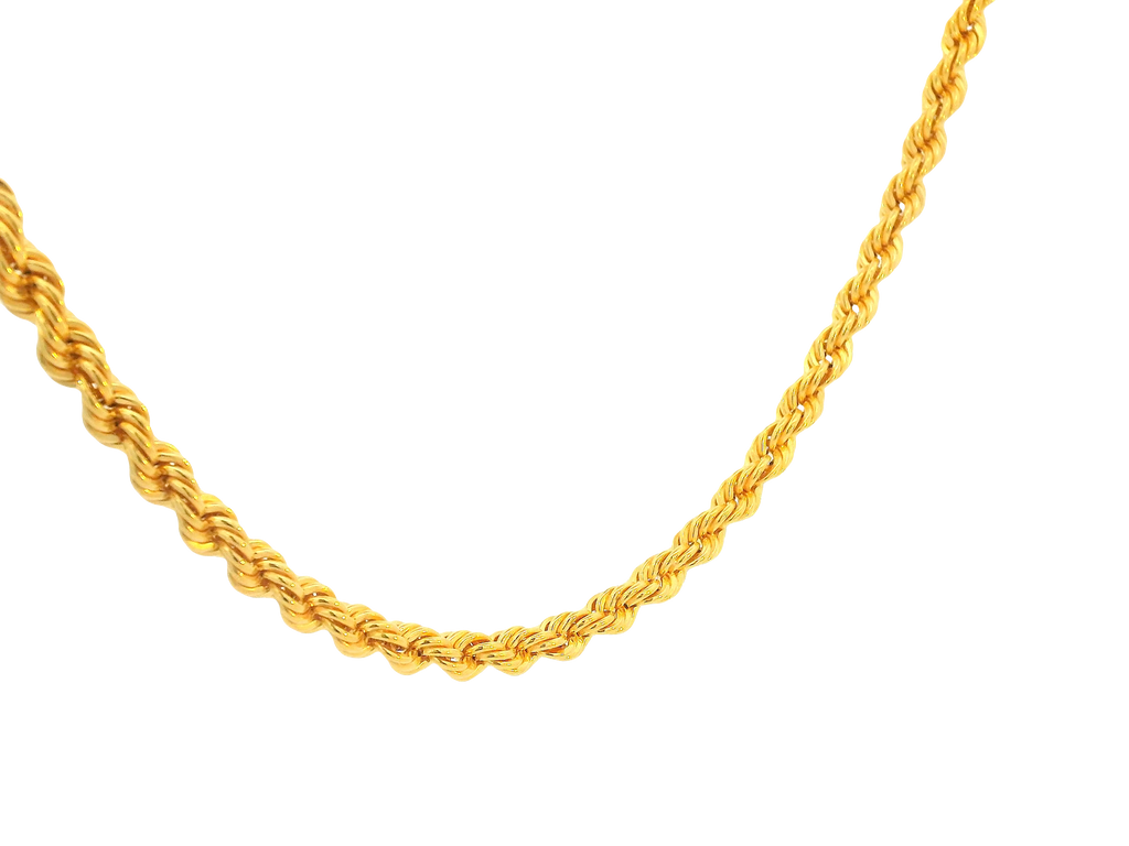 22K Yellow Gold Chain with Lobster Lock