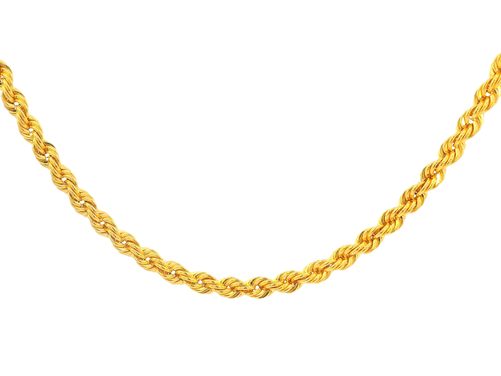 22K Yellow Gold Chain with Lobster Lock