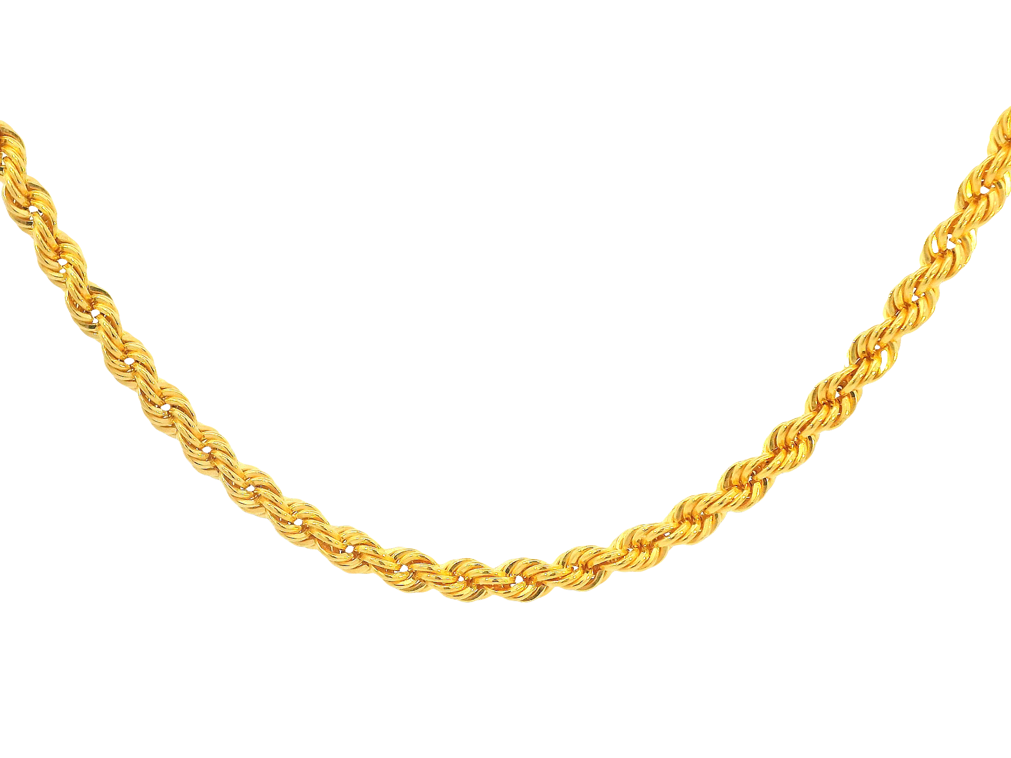 22K Yellow Gold Chain with Lobster Lock