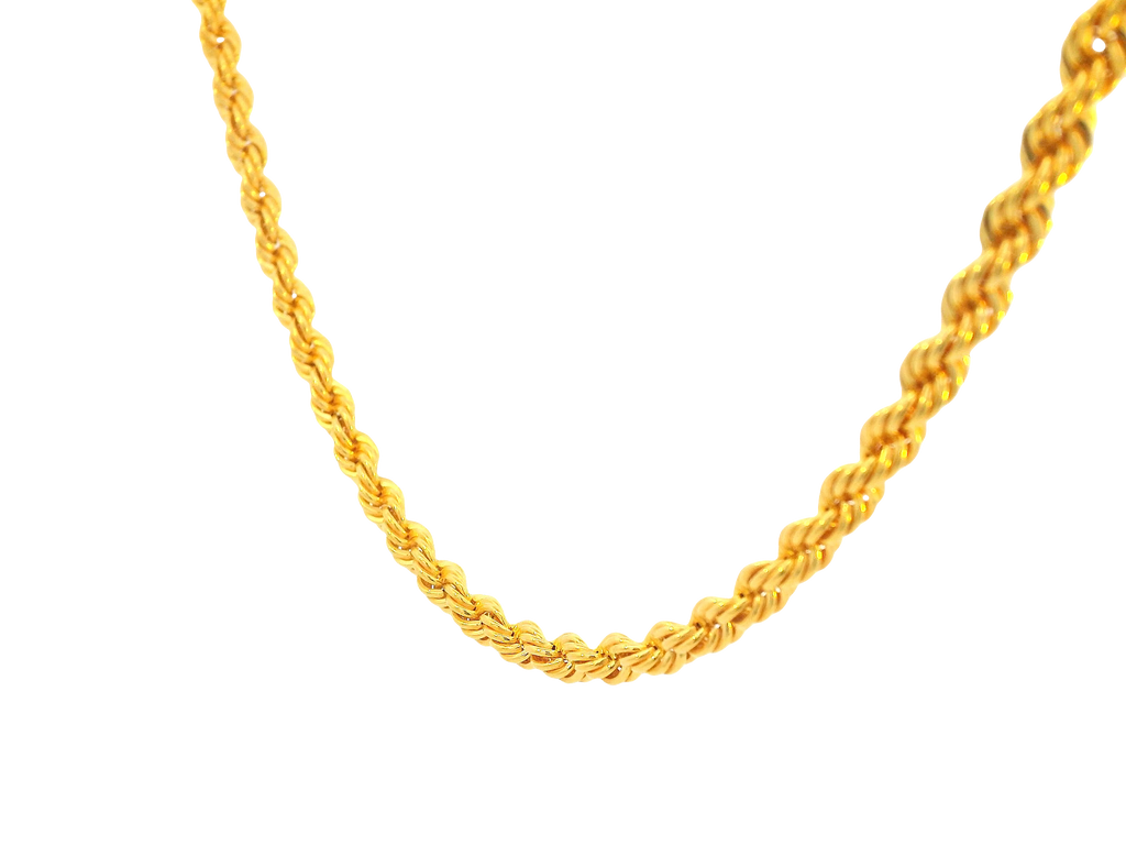 22K Yellow Gold Chain with Lobster Lock