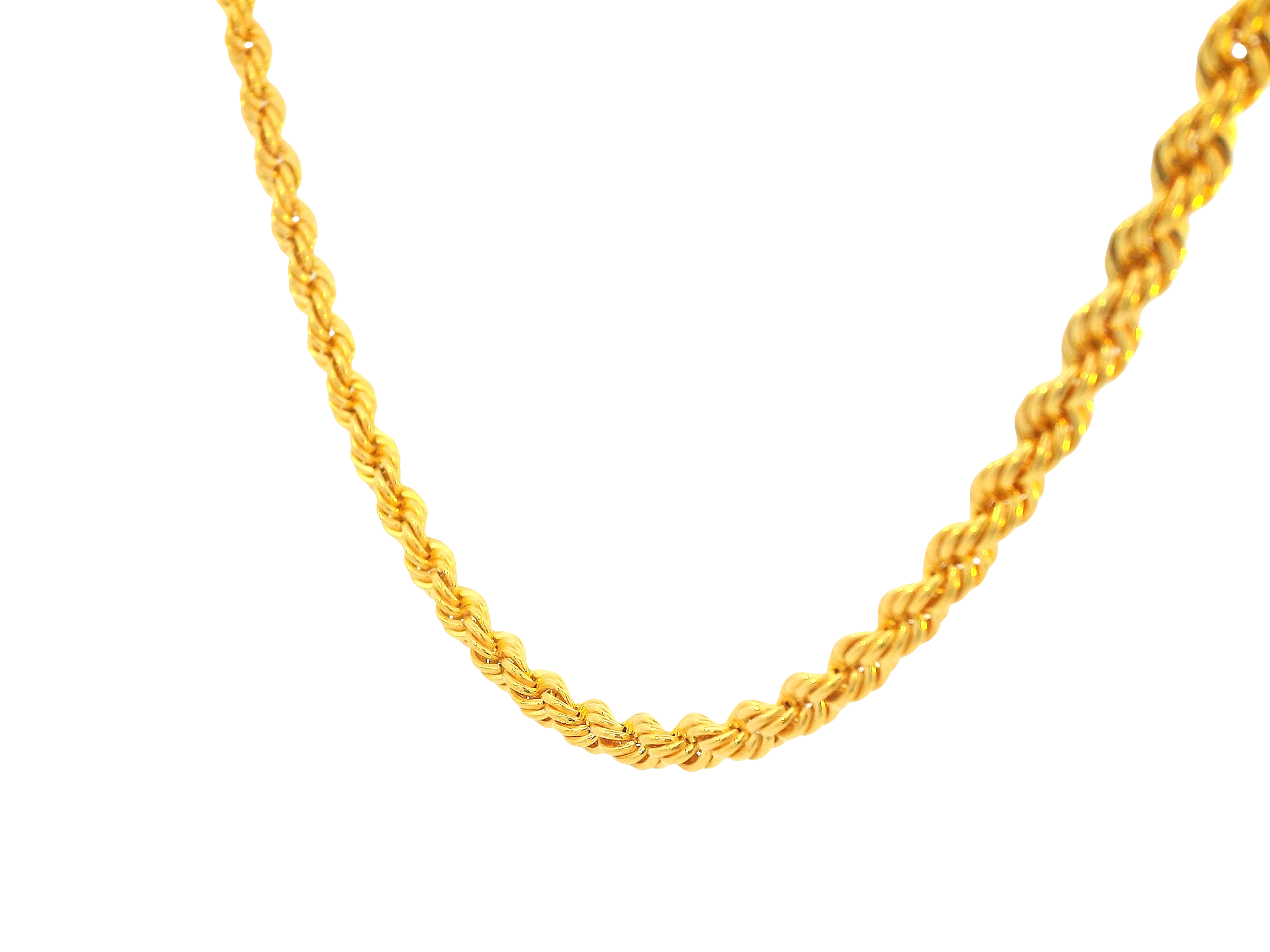 22K Yellow Gold Chain with Lobster Lock